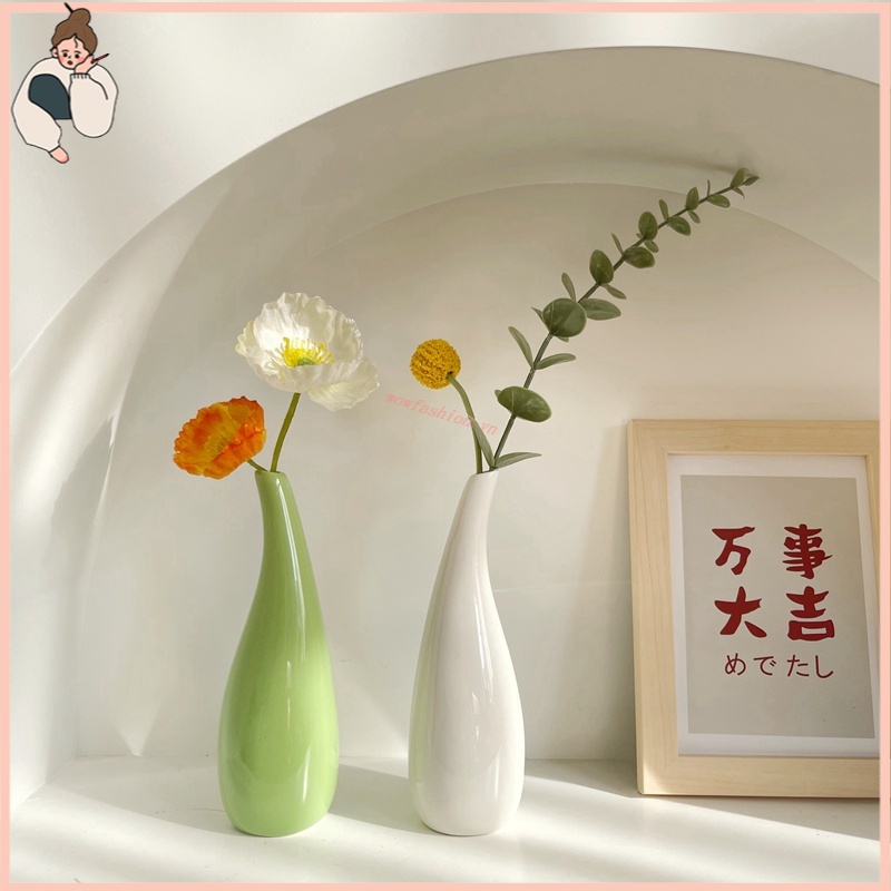 Bình Hoa Bằng Sứ Thiết Kế Đơn Giản Phong Cách Bắc Âu Sang Trọng