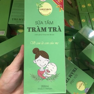 Sữa tắm tràm trà Greenbon mới