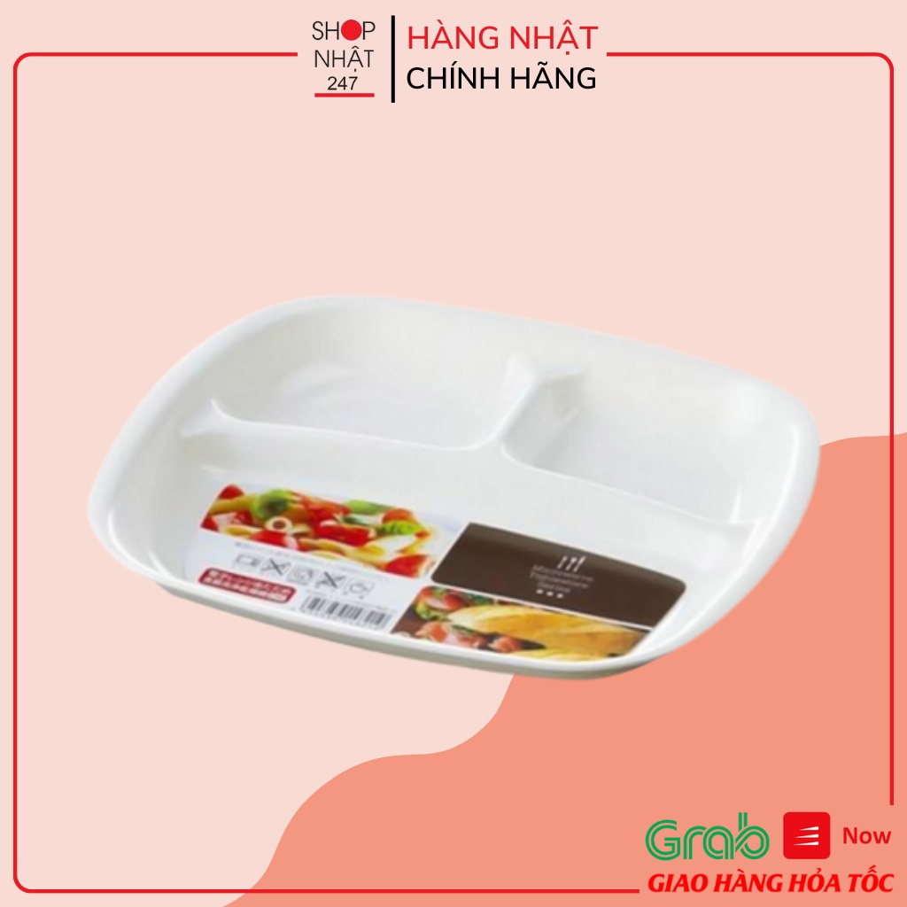 [Hỏa Tốc HN] Khay ăn chia 3 ngăn cho bé Nakaya NỘI ĐỊA NHẬT BẢN