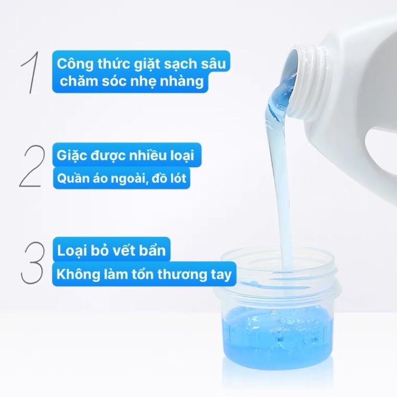 Viên giặt xả LA oxi 40 viên