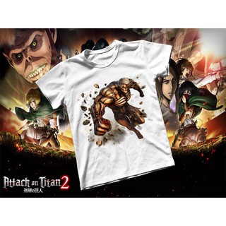 Áo thun Cotton Unisex - Anime - Attack on Titan - Titan Thiết giáp