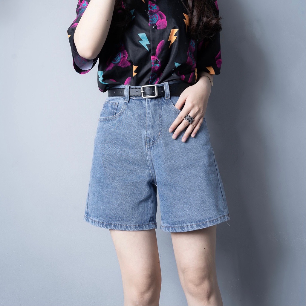 Quần Ngố Lửng Ống Rộng Chuẩn form ULZZANG