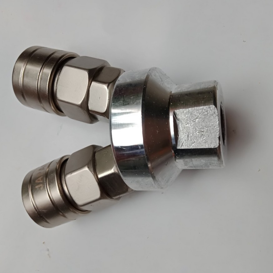 Đầu nối hơi chia 2 dùng cho máy nén khí
