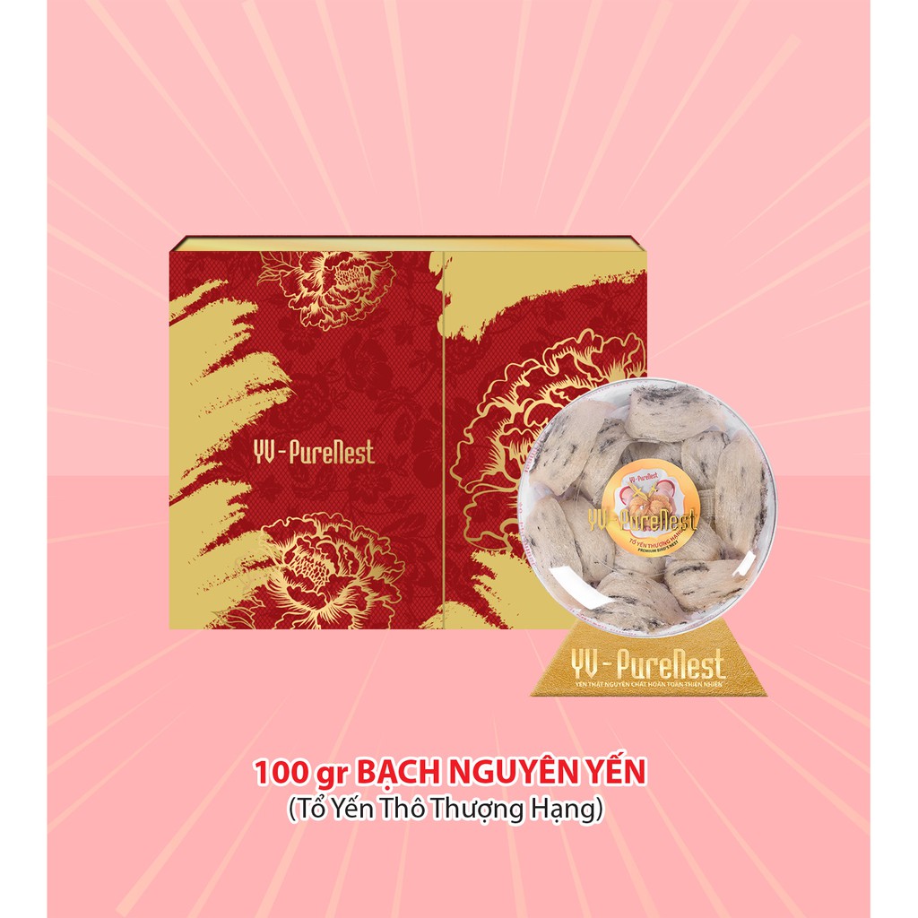 YENVIET - PureNest Bạch Nguyên Yến (Tổ yến Thô Thượng hạng) - loại 100gr