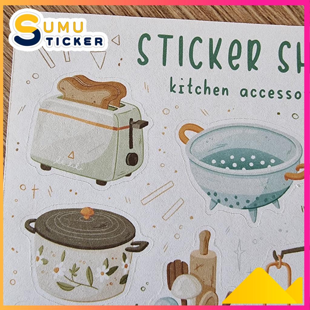 Sticker Sheet Chủ Đề: Kitchen Accessories - Chuyên dán sổ ⭐ Bullet Journal Stickers, Kitchen Stickers
