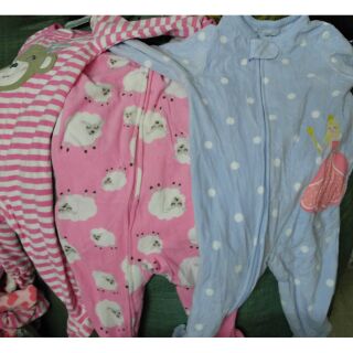 Combo 3 body nỉ bông cho bé gái ngẫu nhiên
