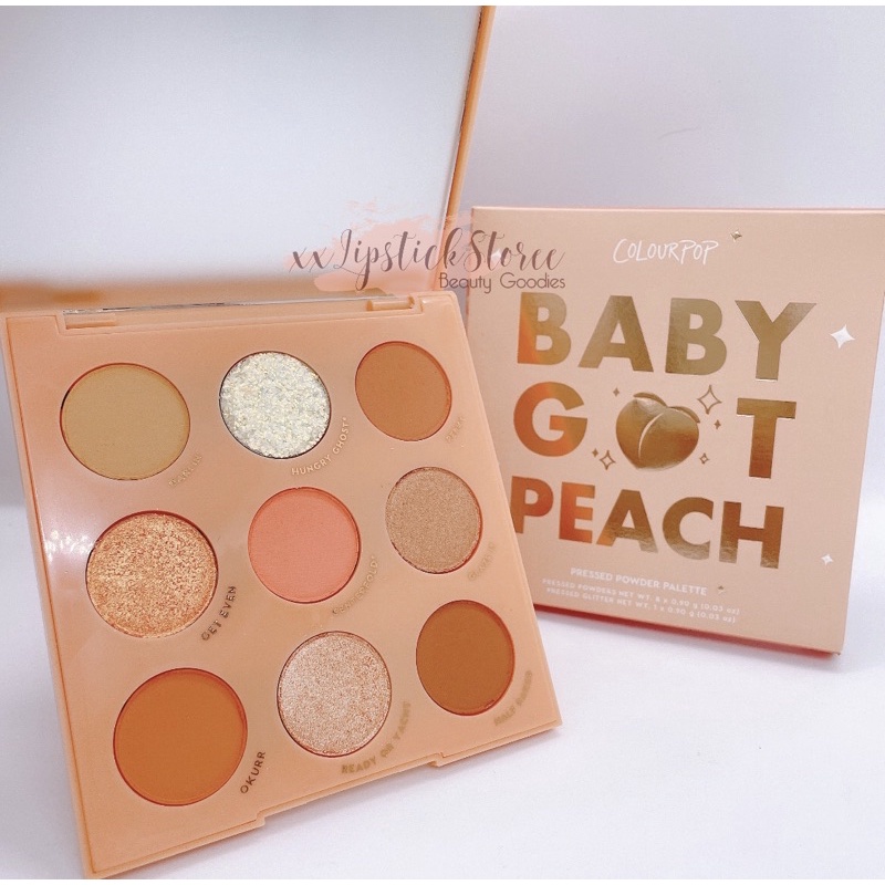 [BILL COLOURPOP] BẢNG PHẤN MẮT COLOURPOP BABY GOT PEACH 9 ô