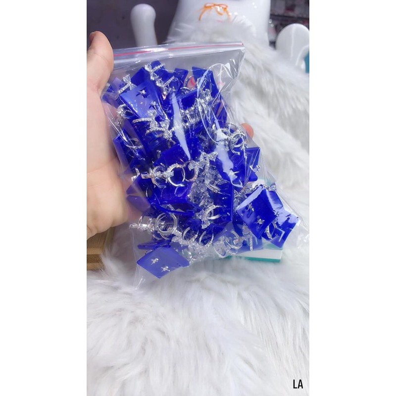 Bông tai nơ cực xinh bạc ta cho nữ