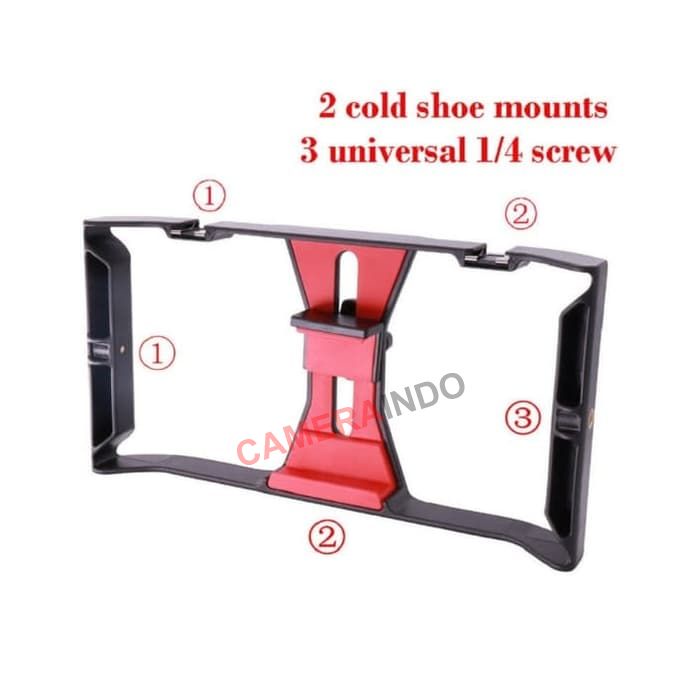 Giá đỡ ổn định máy ảnh cầm tay có đèn led | BigBuy360 - bigbuy360.vn