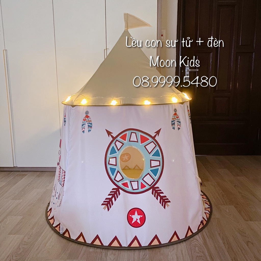 Lều Hoàng Tử Công Chúa⚡FREESHIP⚡Lều Thổ Dân Siêu Dễ Thương Mẫu Mới Nhất 🎊