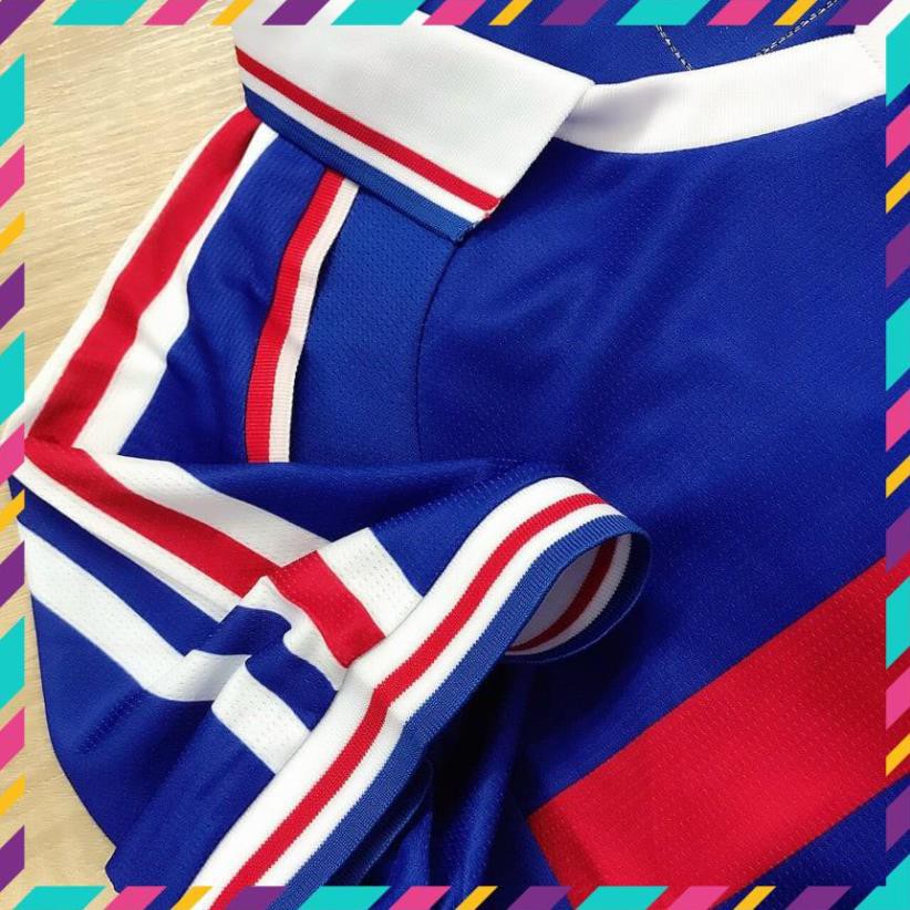 [ Sales Sốc ] Quần áo bóng đá đội tuyển Pháp 1998,áo đá bóng đẹp hàng thái lan cao cấp