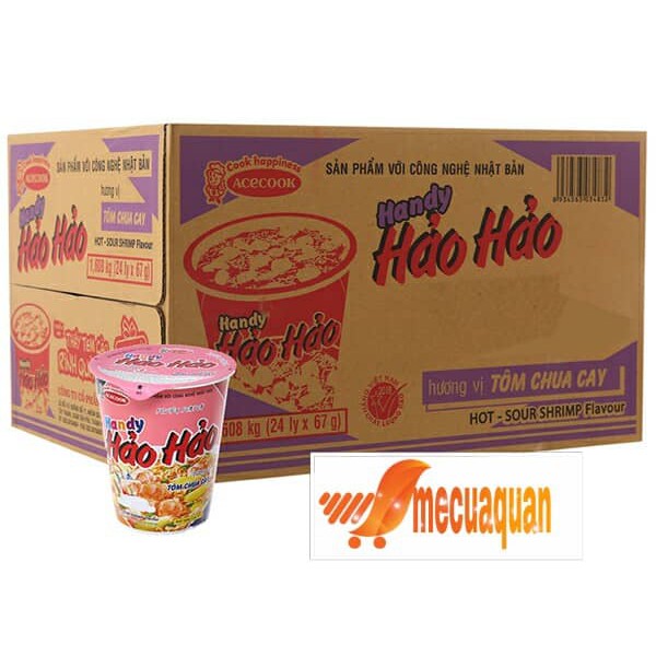 Thùng mì ly Hảo Hảo 24ly * 67g