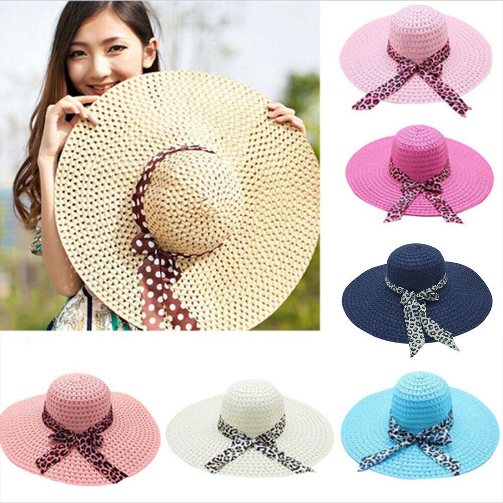 Mũ Vành Rộng Chống Tia UV Thời Trang Đi Biển Mùa Hè Dành Cho Nữ