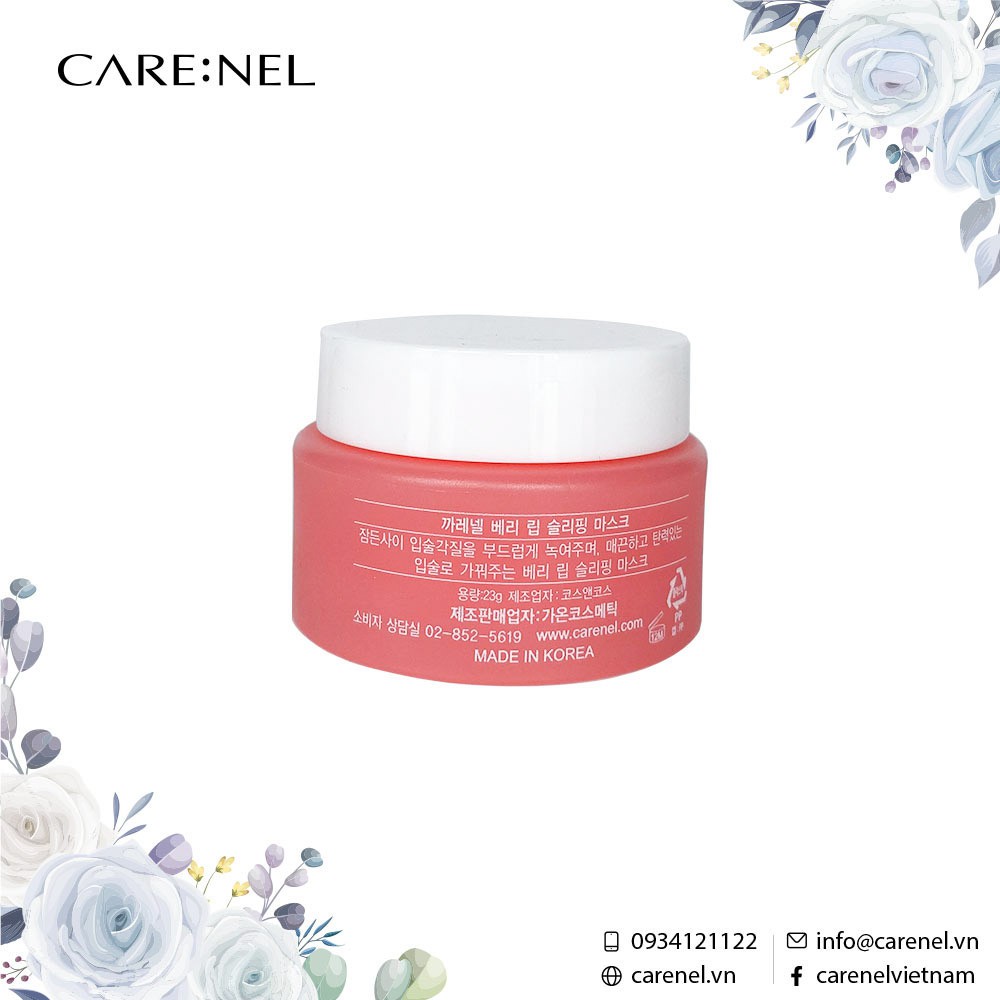 Mặt Nạ Ngủ Môi Care:Nel hương dâu Berry Lip Night Mask 5g và 23g | BigBuy360 - bigbuy360.vn