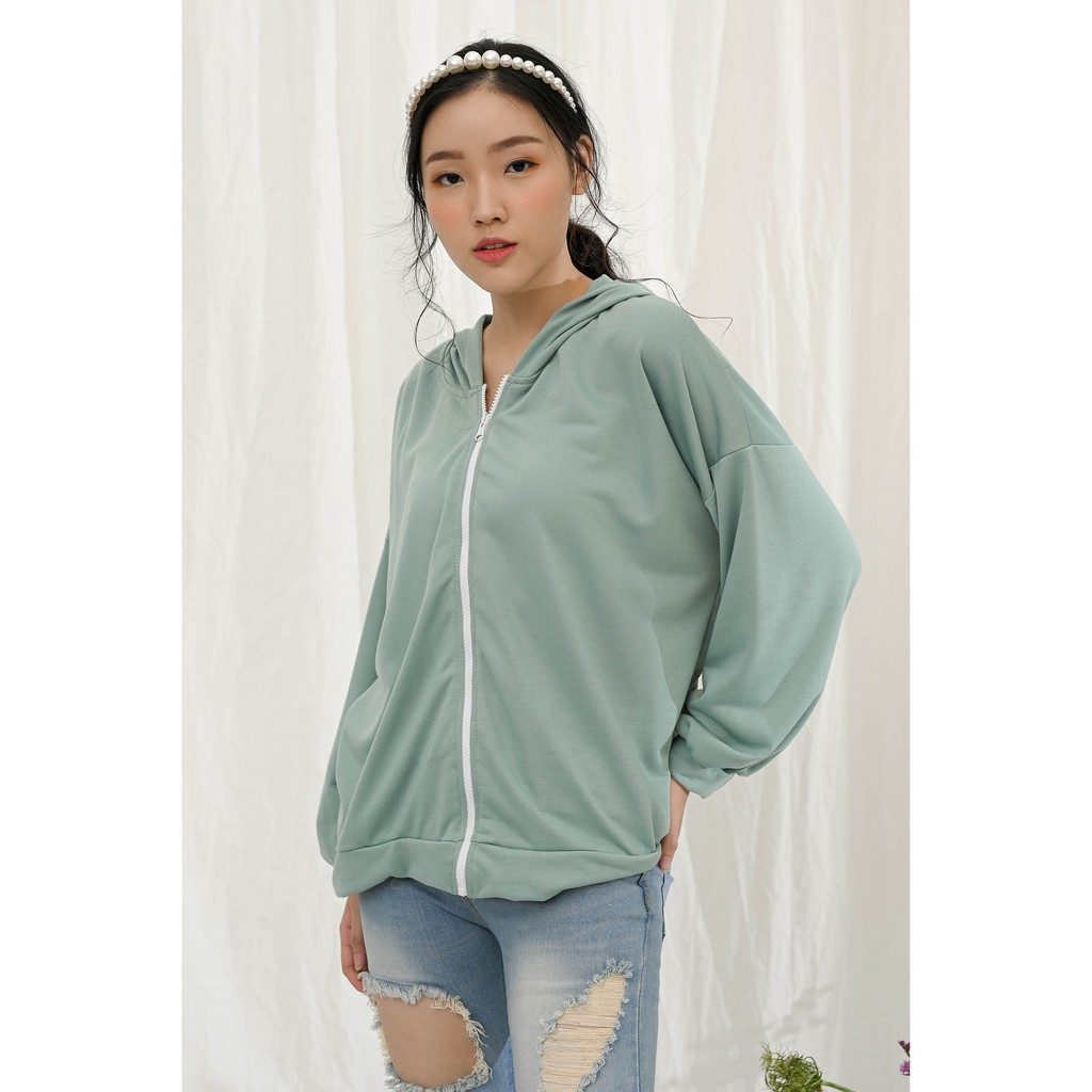 Áo Khoác Yenik Màu Xanh Ngọc Bích M15805 R64S6