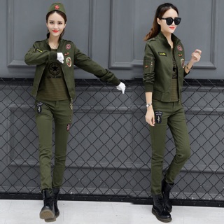 🌸🍃🌸Set thời trang lính cao cấp.Xả hàng lẻ size.