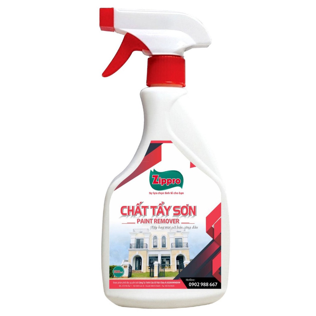 Chất tẩy sơn nhôm kính Zippro 500ml