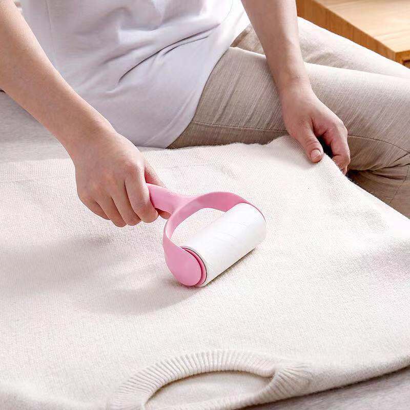 Cây lăn bụi làm sạch quần áo, ga giường, sofa lõi lăn 60 tờ Clovershop68