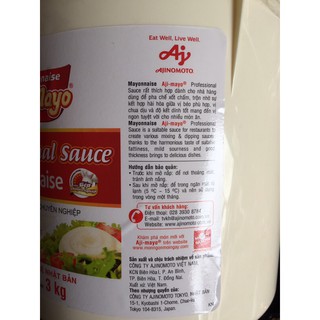 SỐT MAYONNAISE THÙNG 3kg