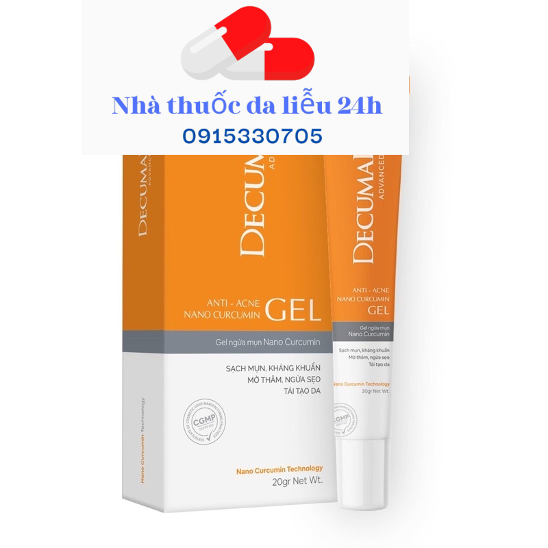Gel ngừa mụn Decumar Advanced là phiên bản cải tiến của Decumar New 20gr