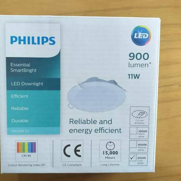 Bóng Đèn Led Philips 11w 11 Watt Dn020B Led9-11 Watt - 900 Lumen - 5 Inch / 12.5c