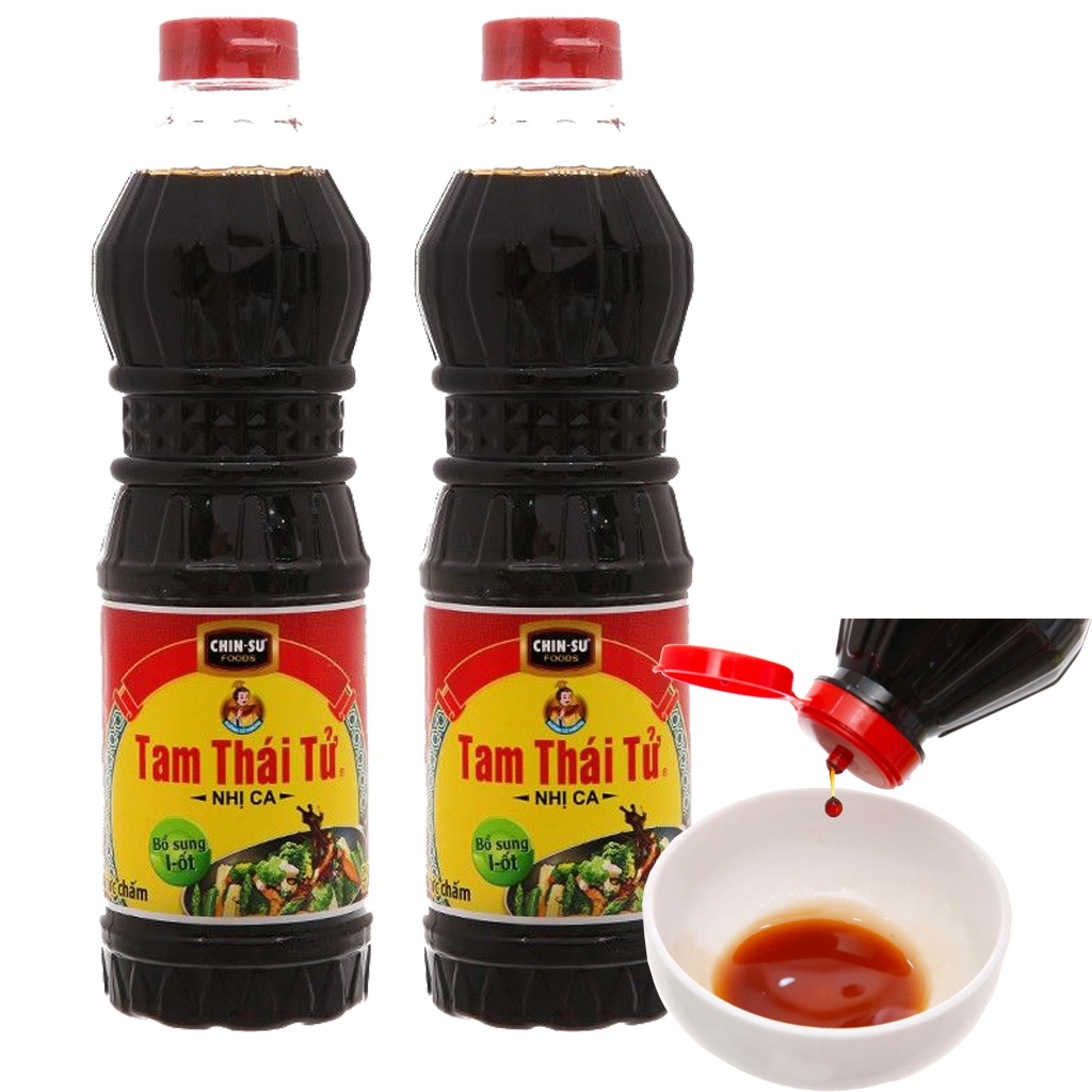 Combo 4 Chai  Nước tương Nhị Ca Tam Thái Tử