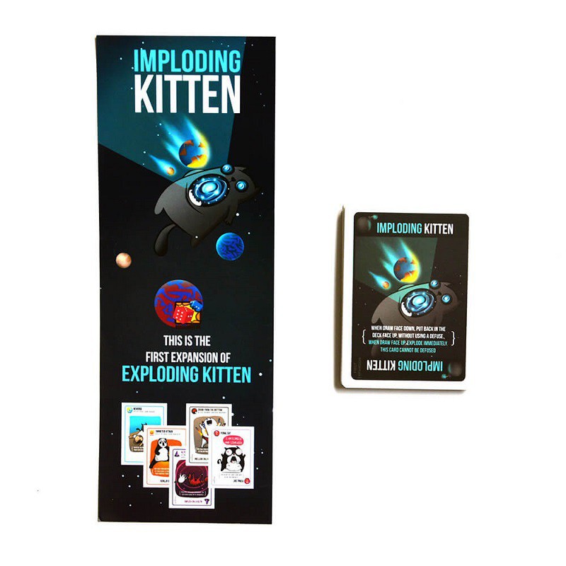 [Free ship 99k] Trò chơi Board Game BG1014 Mèo Nổ Bản Mở Rộng #3 Imploding Kittens