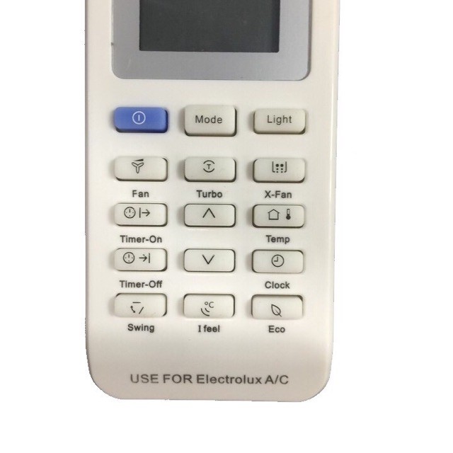 Khiển remote máy lạnh điều hoà ELECTROLUX ( tặng pin )