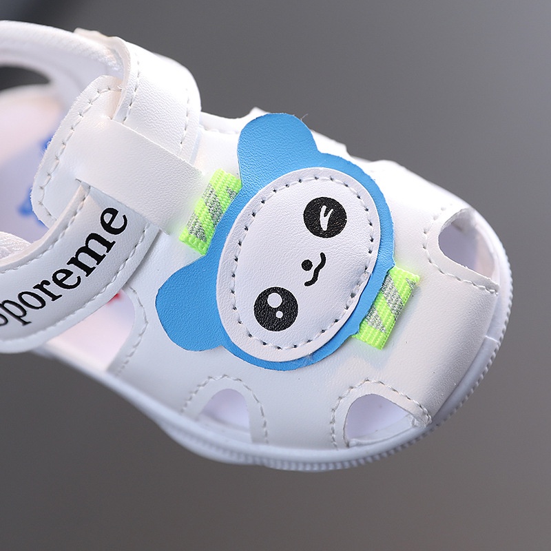 GIÀY SANDAL KÊU TIT TIT CHO BÉ TRAI BÉ GÁI 6-36 THÁNG. XĂNG ĐAN QUAI HẬU CHO BÉ TẬP ĐI. BABY LINK