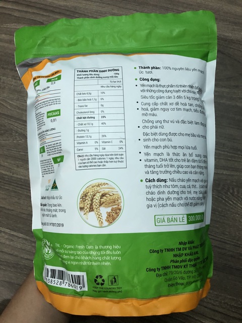 Yến mạch úc tươi date mới | BigBuy360 - bigbuy360.vn