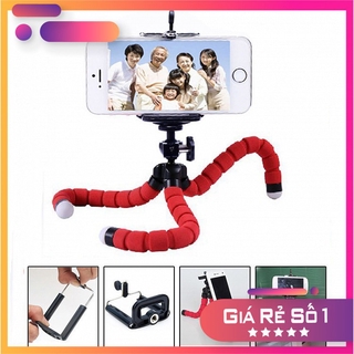 Tripod Bạch Tuộc 3 Chân Để Điện Thoại Để Bàn, Cầm Tay, Tặng Kèm Kẹp Điện Thoại