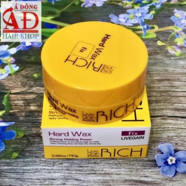 [Chính hãng] [Siêu rẻ] Sáp vuốt tóc siêu cứng Livegain Premium Rich Hard Wax Fix Hàn Quốc 110g