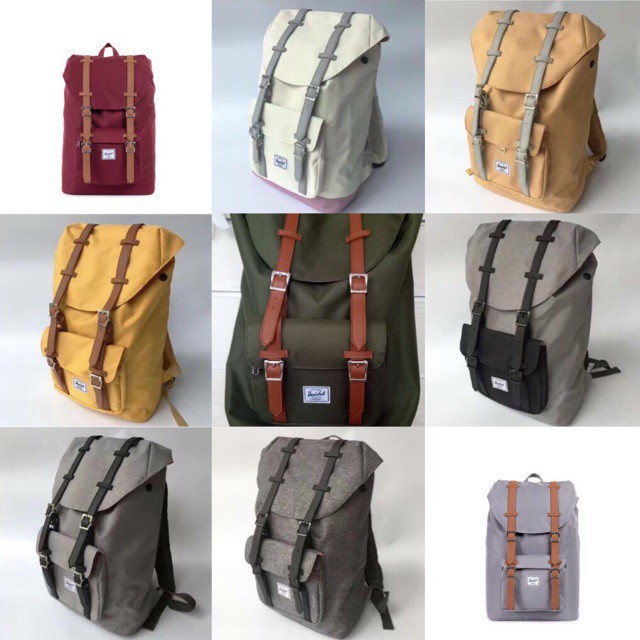 Balo đi học,du lịch Balo Hers.chel Backpack Light Grey