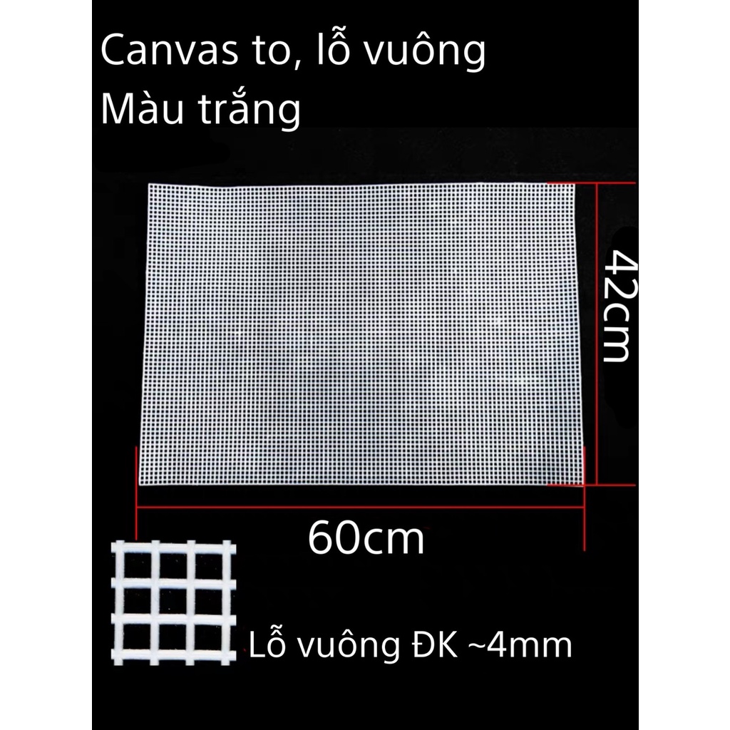 Canvas nhựa lót túi