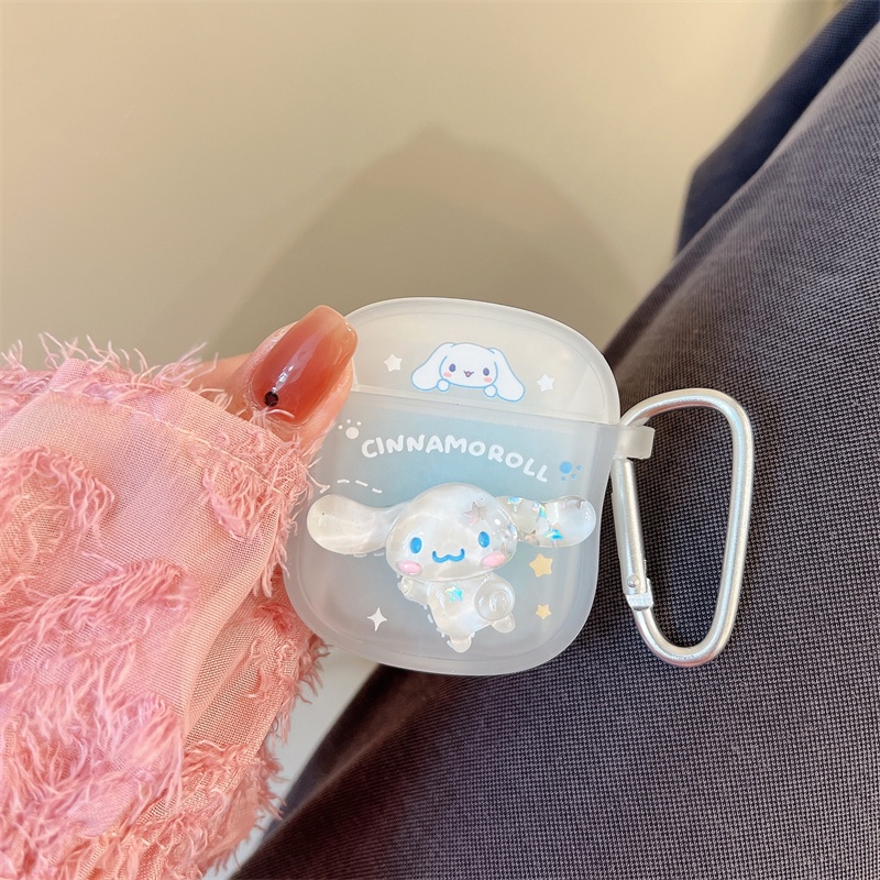Vỏ Bảo Vệ Hộp Sạc Tai Nghe AirPods 3/ Pro AirPods 1/2/ Pro Bằng TPU Mềm Hình Kuromi Pompompurin Màu Gradient 3D Chống Rơi