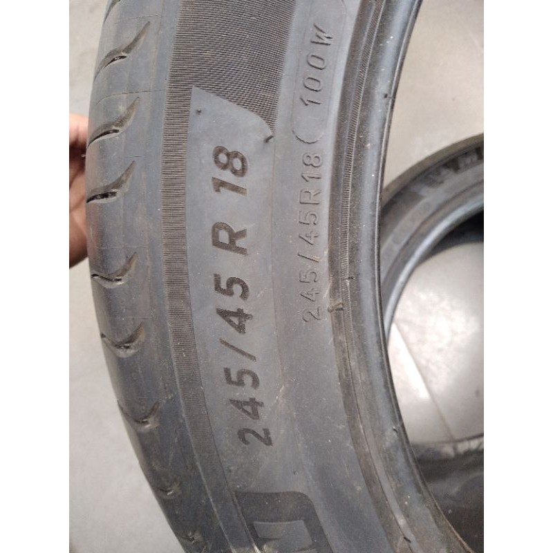 lốp ô tô cũ 245/45r18 michelin primacy