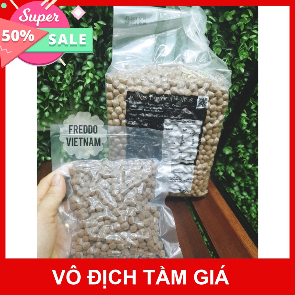 Trân châu đen - trân châu caramel chia gói nhỏ 200g