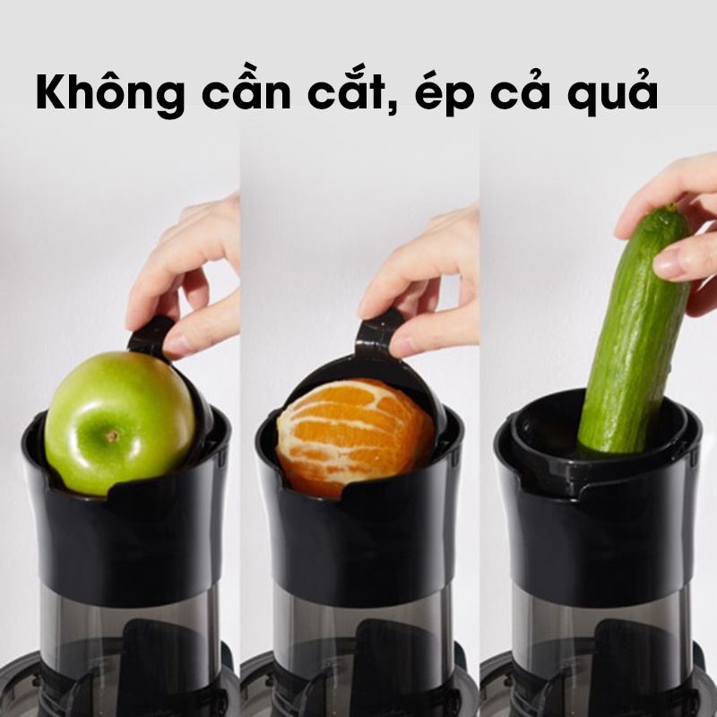 Máy ép chậm Mokkom - Model Mk-199 - Máy ép hoa quả tốc độ chậm thế hệ mới - Ép nguyên quả - Kiệt bã