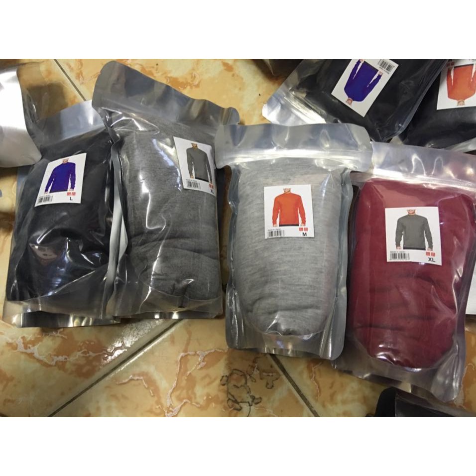 Áo giữ nhiệt cổ 3 phân Nam
