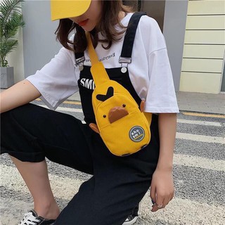 Túi Đeo Chéo Nam Nữ Hình Vịt Con Xinh Xắn
