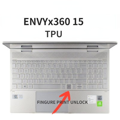 Tấm Lót Bảo Vệ Bàn Phím Máy Tính HP ENVY 15 15-EP 15-ED X360 15.6 Inch Chống Bụi Tiện Dụng