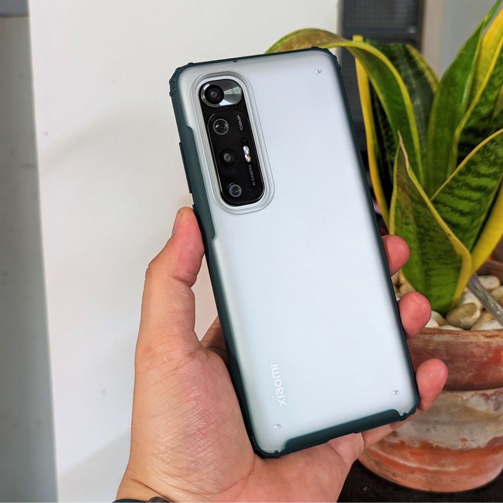 Ốp lưng xiaomi 10s chống sốc bảo vệ camera chống vân tay nhám viền màu ver 2 phụ kiện huỳnh tân store