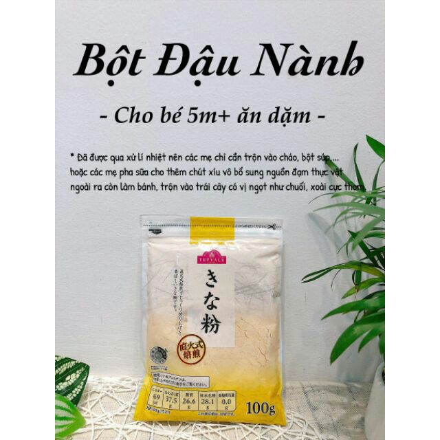 [Topvalu] Bột đậu nành hữu cơ cho bé 6m+