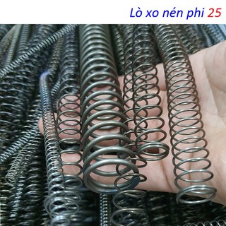 Lò xo nén phi 25, chiều dài 300mm