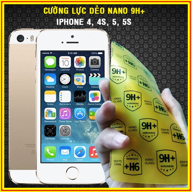 Dán cường lực nano iPhone 4, 4s, 5, 5s