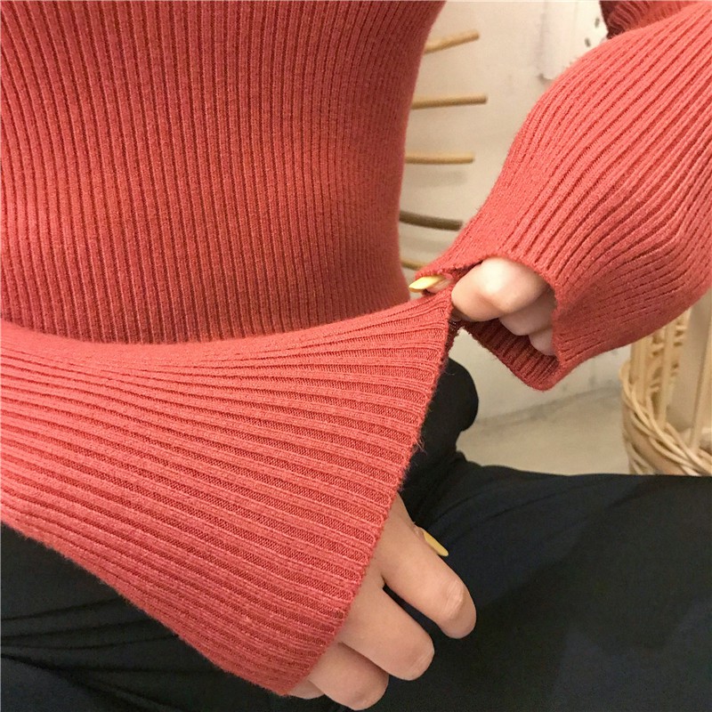 ÁO LEN TĂM TAY DÀI CỔ LỌ NHIỀU MÀU SIÊU XINH