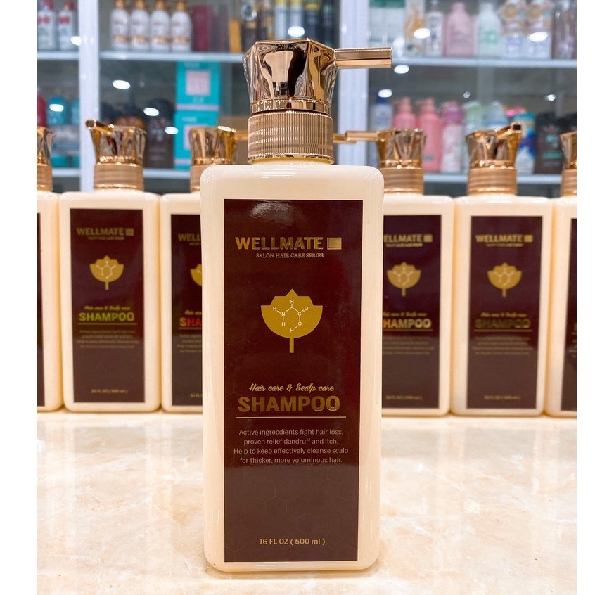 Dầu Gội Giảm Rụng Tóc Wellmate Hair Care &amp; Scalp Shampoo 500ml
