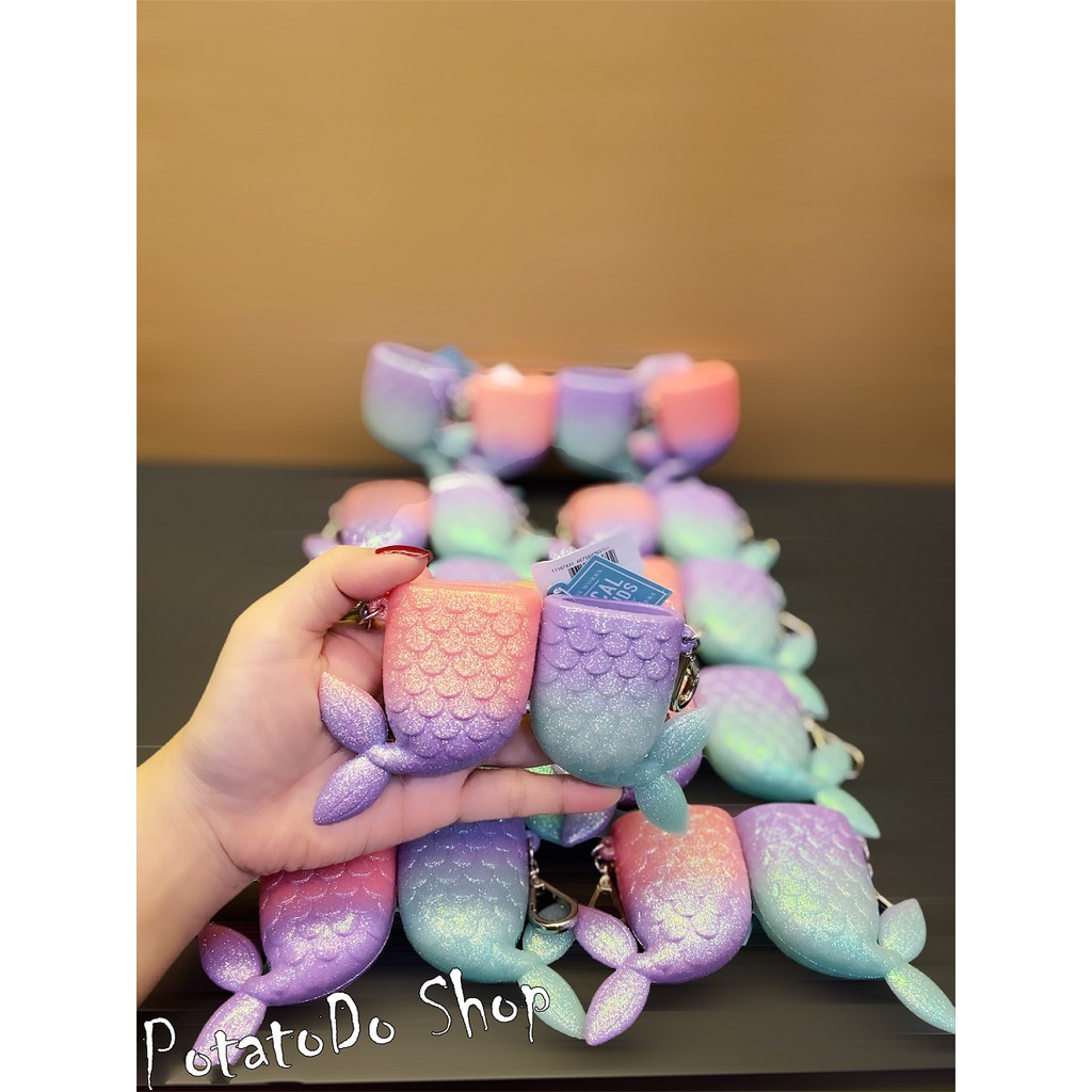 Móc Treo Bath & Body Works Chai Gel Rửa Tay Khô 29ml - BFF MERMAID TAILS ( Cặp Mỹ Nhân Ngư )