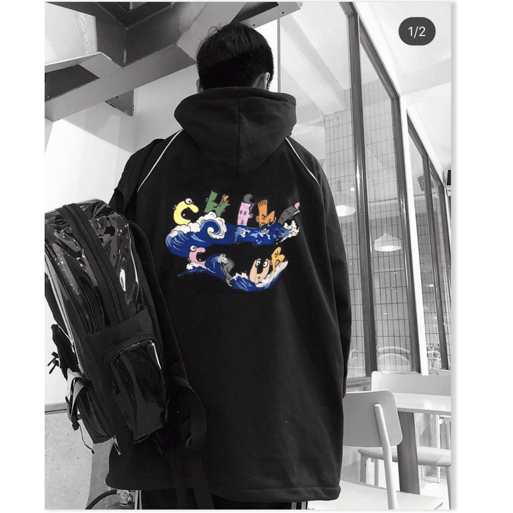 [FREESHIP] Áo khoác hoodie nĩ nam nữ form rộng có dây kéo cili club Shop lv | BigBuy360 - bigbuy360.vn