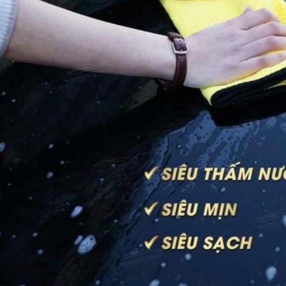 Khăn 3M Microfiber Lau Xe Chuyên Dụng - Độ Thấm Hút Cực Cao - Không Đổ Lông